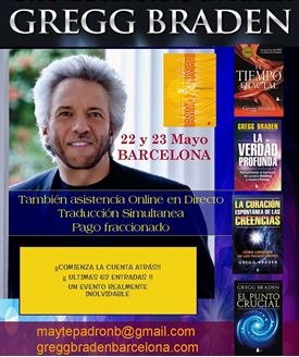 Imagen de GREGG BRADEN POR PRIMERA VEZ EN ESPAÑA