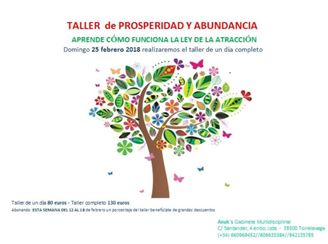 Imagen de TALLER  DE PROSPERIDAD Y ABUNDANCIA 