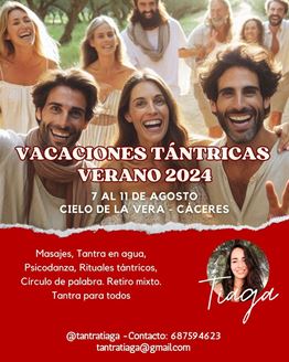 Imagen de VACACIONES TANTRICAS VERANO 2024