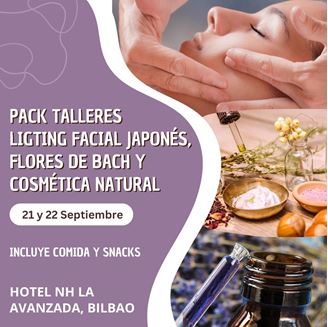 Imagen de Super pack: Flores de bach + lifting facial japonés+ cosmética natural