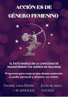 Imagen de ACCIÓN ES DE GÉNERO FEMENINO