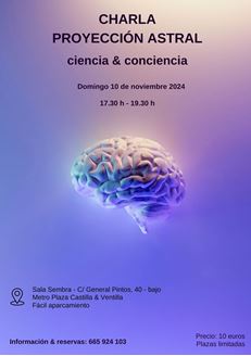 Imagen de CHARLA PROYECCIÓN  ASTRAL ciencia & conciencia