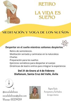 Imagen de RETIRO "LA VIDA ES SUEÑO" Meditación y Yoga de los Sueños