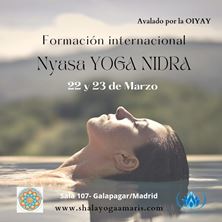 Imagen de FORMACIÓN NYASA YOGA NIDRA