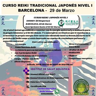 Imagen de CURSO REIKI JAPONÉS NIVEL I